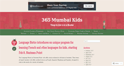 Desktop Screenshot of 365mumbaikids.com